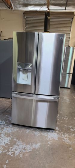 Refrigerator Kenmore 3 Door French Door in Stainless steel 40 days warranty Delevery
