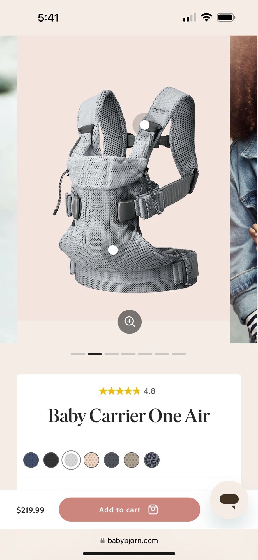 Baby Bjorn Carrier One Air- Price Reduced!!