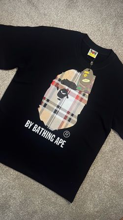 Burberry bape shirt/ size-large
