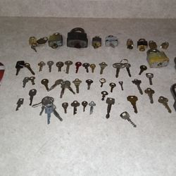 BUNCH OF LOCKS AND KEYS