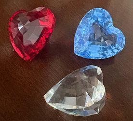 Swarovski hearts 3 piece