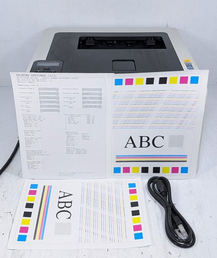 Brother HL-3170CDW Wireless Color Laser Printer Page Count 1207