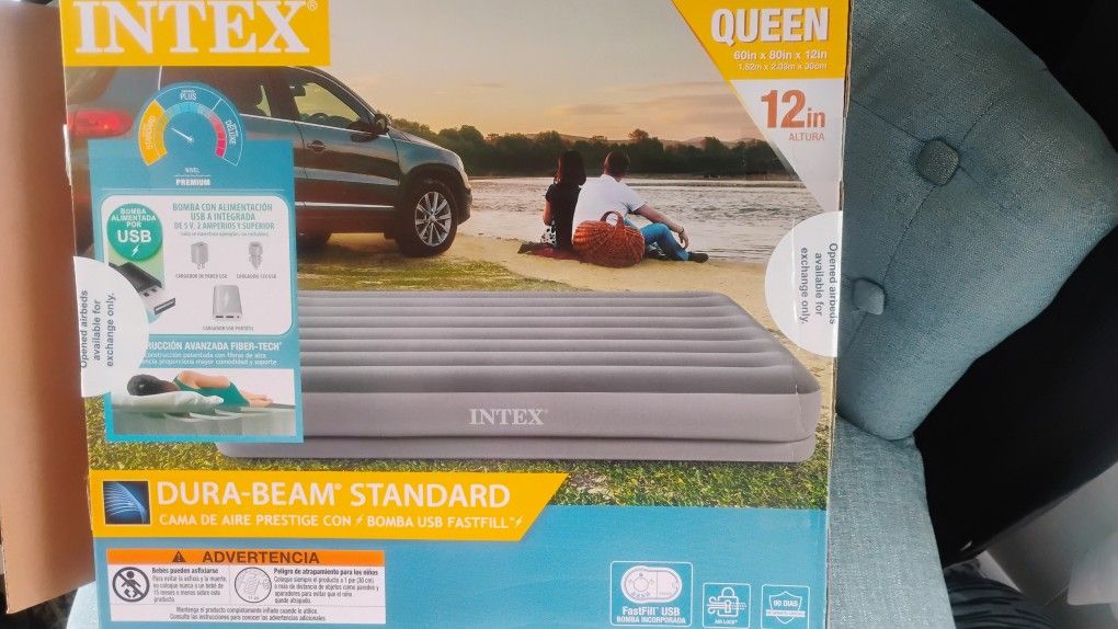 Intex Queen Size Air Mattress 12"