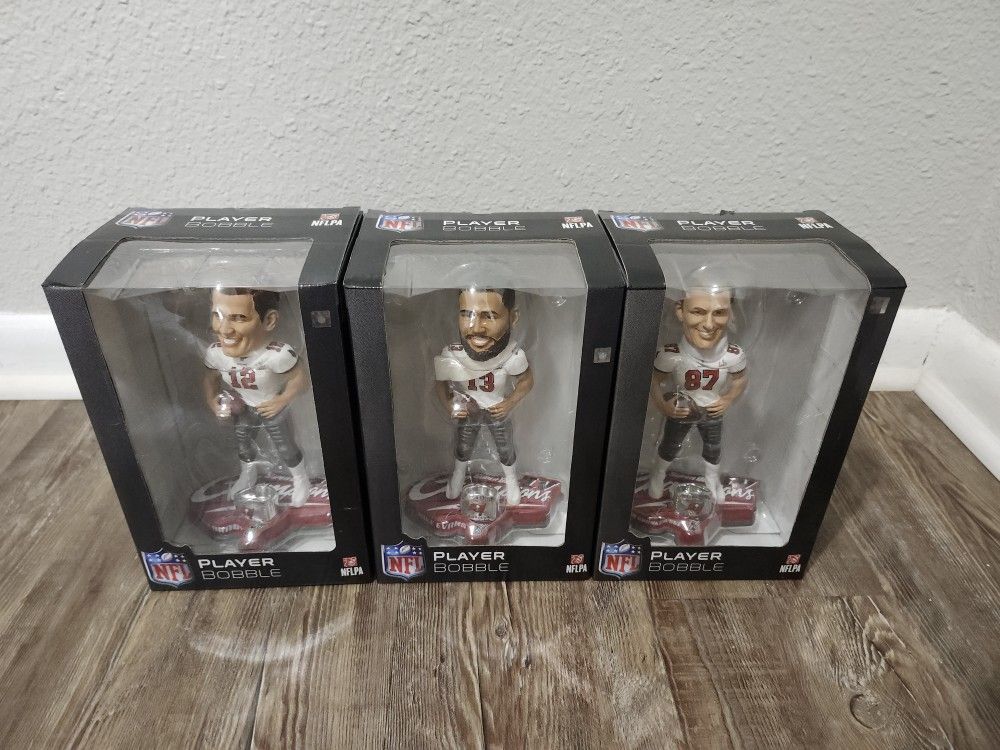 Tom Brady Mike Evans Rob Gronkowski Legends Of The Field Super Bowl LV CHAMPIONS Bobblehead Set