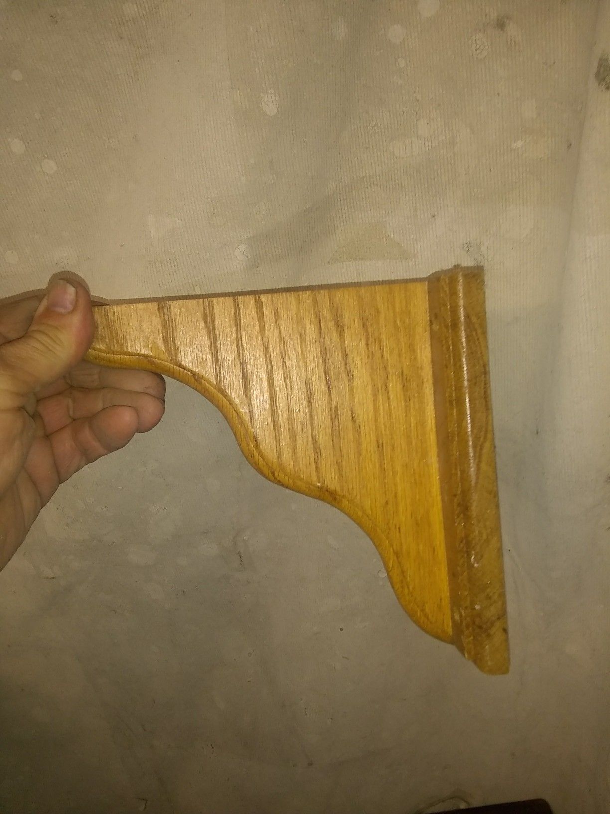 Wooden shelf brackets