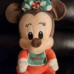 Disney  Christmas Baby Minnie Mouse Plush 