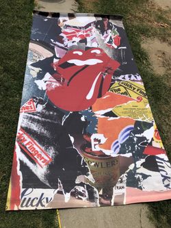 Rolling Stones vinyl poster