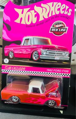 Hot Wheels Red Line Club 1962 Ford F100