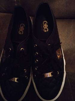 G by Guess Black Low-Top Sneakers
