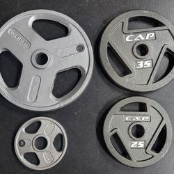 Weight Single Olympic Grip Plates One Of Each 45,,5 Lbs (Read The Description For Prices)