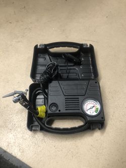 12vdc Mini air compressor.