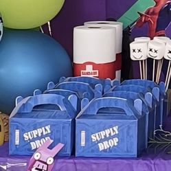 14 Fortnite Supply Box Party Favors 