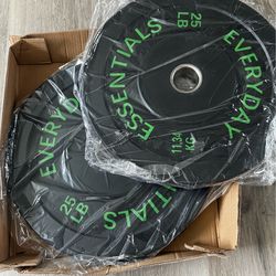 25 LB Olympic Weight Plates Set (BalanceFrom) – New
