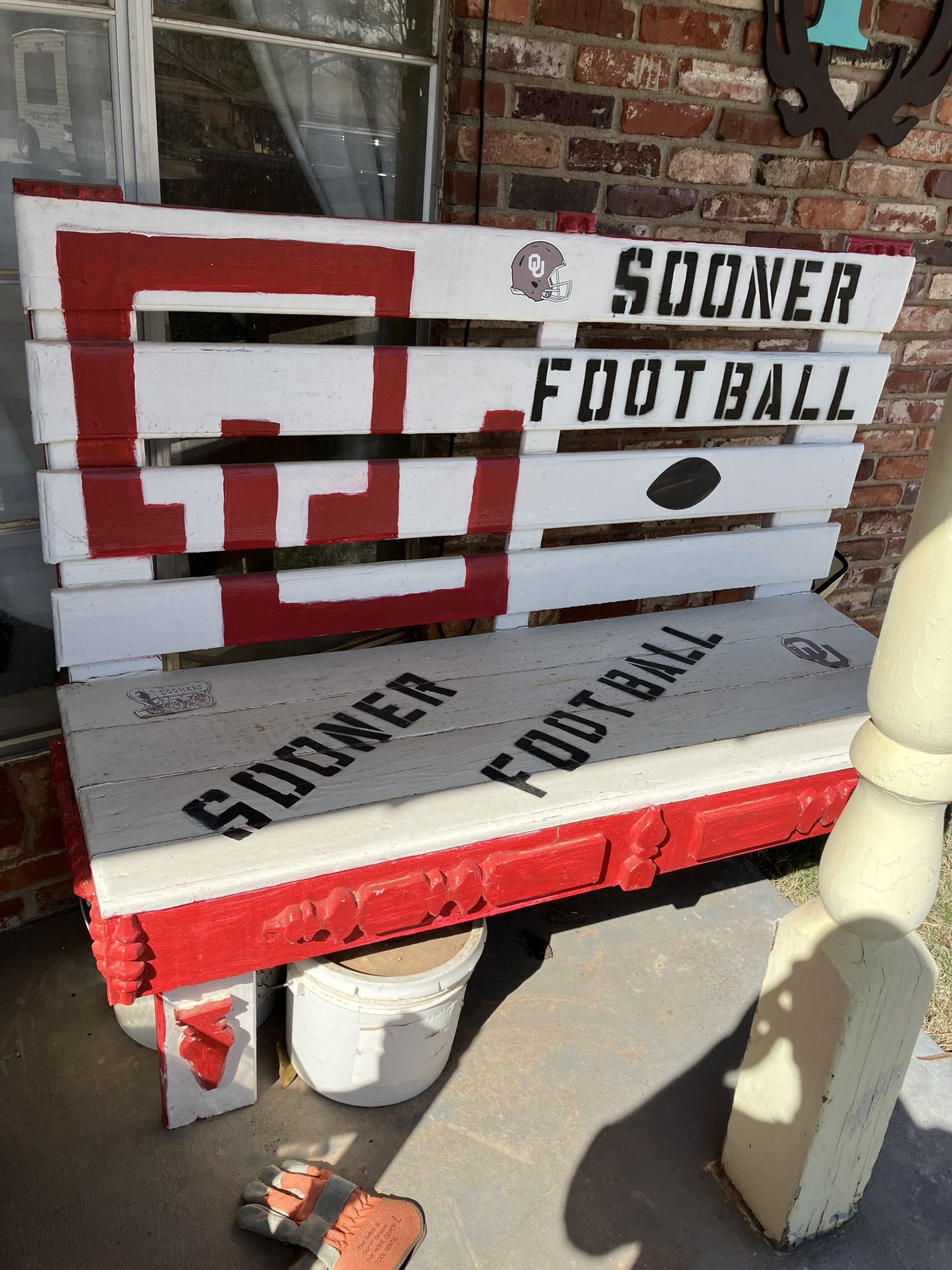 OU Sooners Bench 