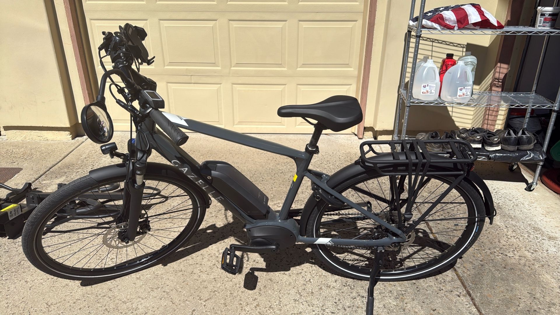 Gazelle Electric Bike With Bike Used Times