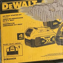 Dewalt 20v Max Starter Kit