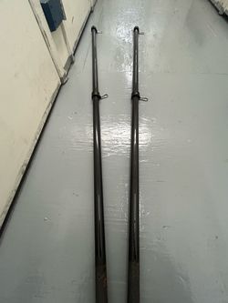 Carbon fiber flag poles.