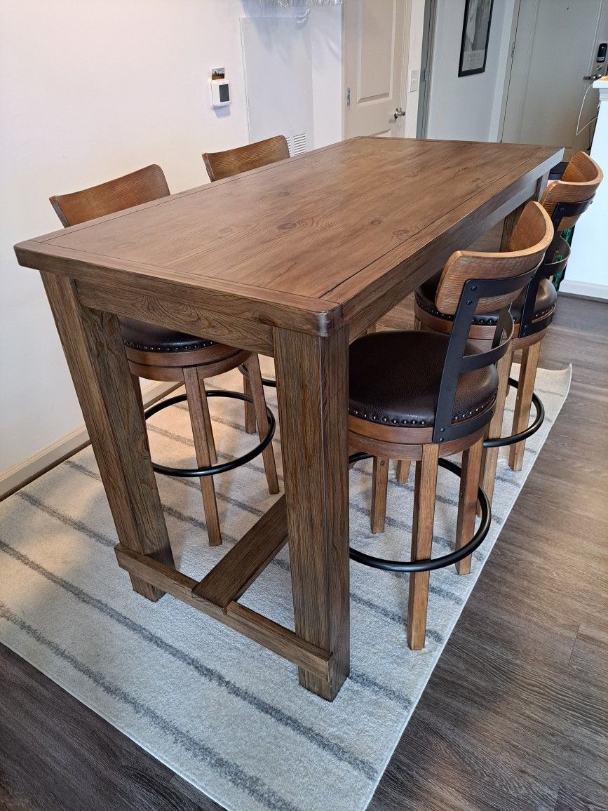 Signature Design by Ashley Pinnadel Rectangular Dining Room Counter