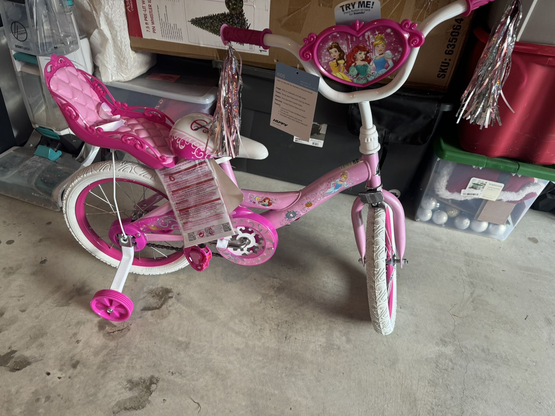New Kids Princess Bike 