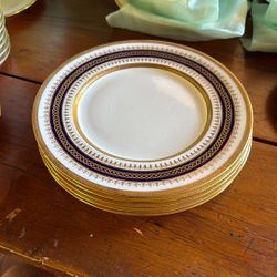 Four A & C Feldenheimer Coalport Dining Plates 