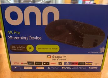New onn 4k Pro streaming device unopen