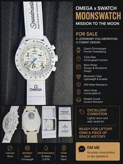 Omega x Swatch MoonSwatch “Mission to the Moonphase” Snoopy – Complete Set