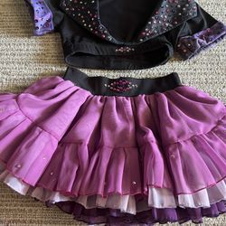 Dance Costume Custom Made Lots Of Rhinestones 