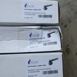 12” Brushed Nickel Grab Bars (qty 3)