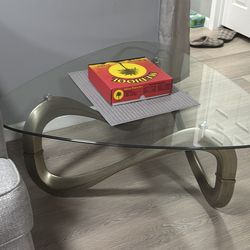 Glass/Gold/Decorative Table