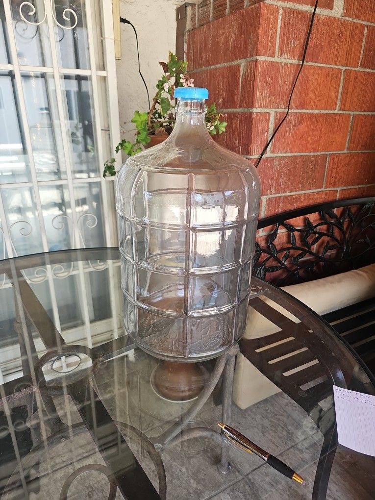 Vintage Italian 5 Gallon Glass Water Jug