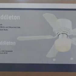 42" Middleton Ceiling Fan & Light