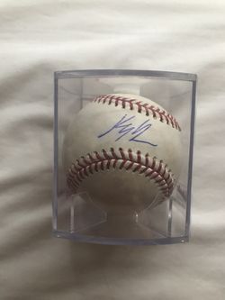 Kyle Lewis autographed baseball Mariners ROY