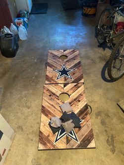 Dallas Cowboys cornhole set