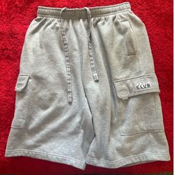 Grey pro club shorts size 2XL