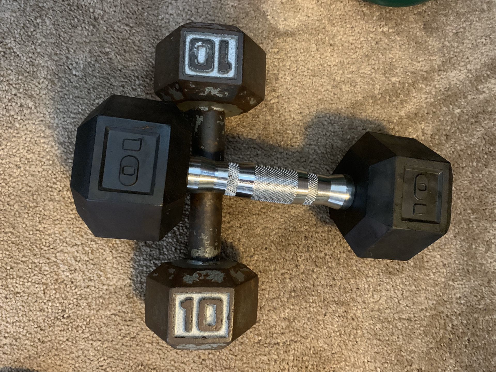 Two dumbbell 10 pounds both for 25$