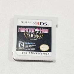 Monster High: 13 Wishes Nintendo - 3DS, 2013 - Cartridge only - Tested And Working 