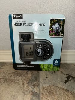 Hose faucet timer