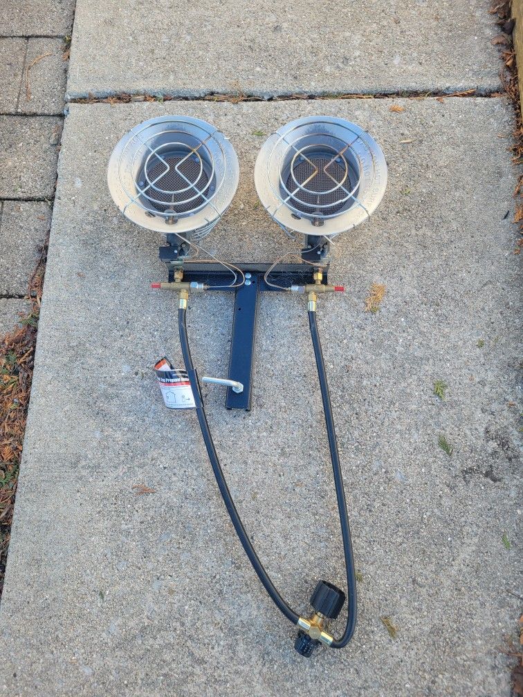 Dual Head Tank Top Propane Heater