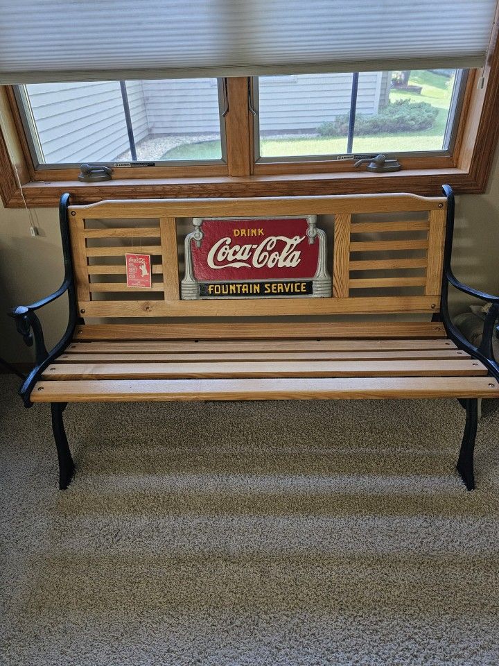 Vintage COCA-COLA Bench