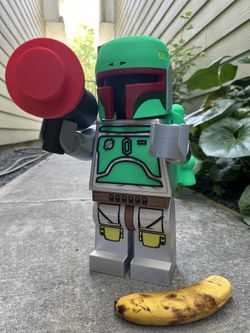 Giant LEGO Boba Fett