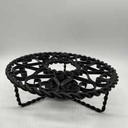 Metal Ornate Trivet  Pot Stand Candle Holder. Made In Spain 