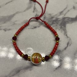 ✔️ Red String Adjustable Guadalupe Bracelet