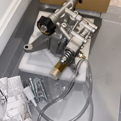 7/8" Shaft Vertical Pressure Washer Pump Rear Inlet/Outlet 3000 PSI @2.5 GPM Replacement Pump for Power Washers, Compatible with 45, 52