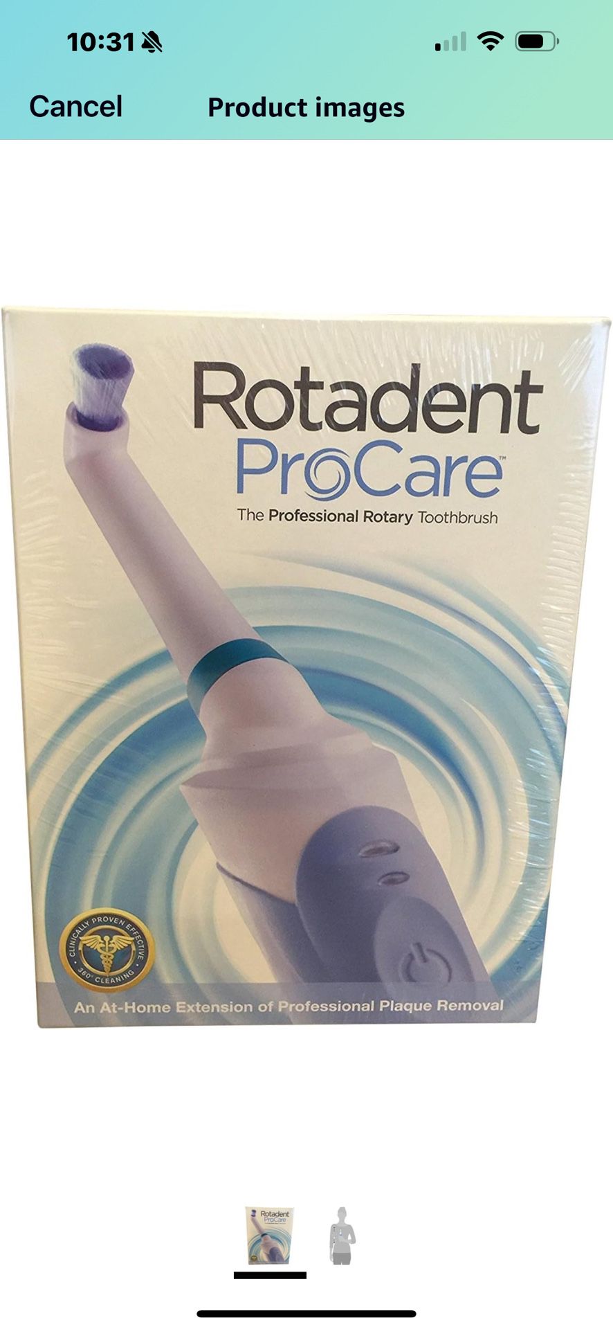 Rotadent Procare Rotary Toothbrush