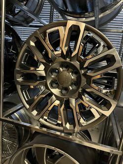22 Inch Grey And Chrome Wheels Rims Tires