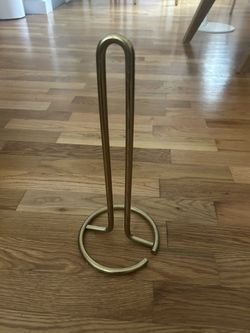 Brass Paper Towel Holder