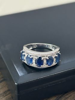 White gold ring 14k