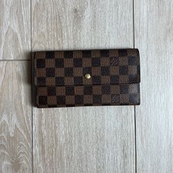 Louis Vuitton Damier Ebene Emilie Wallet