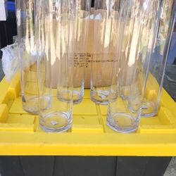 Cylinder Glass Candle Holders