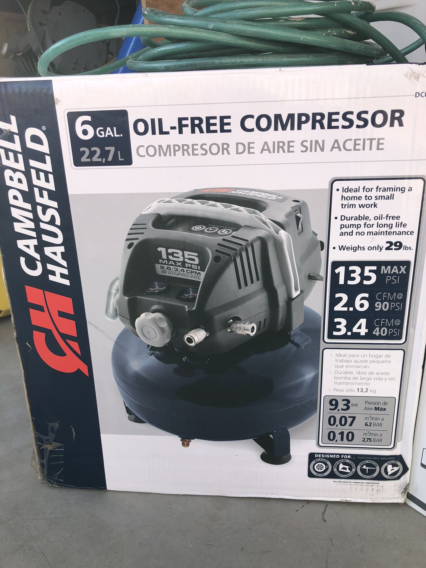 Campbell Hausfeld 6 Gallon Air Compressor